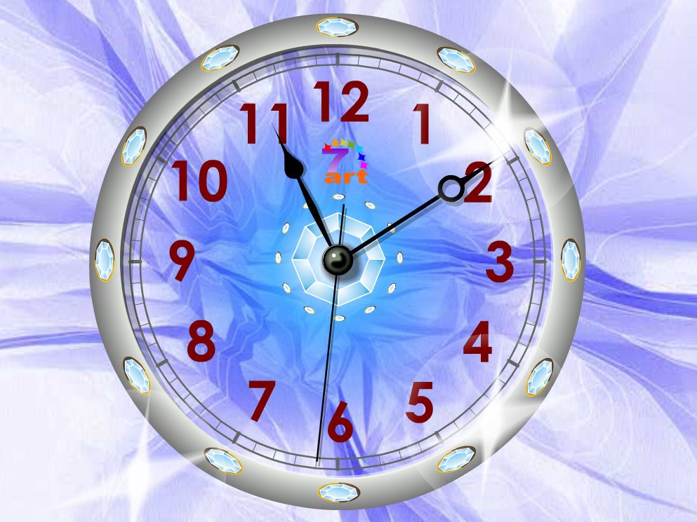 Clock Crystal Live Wallpaper