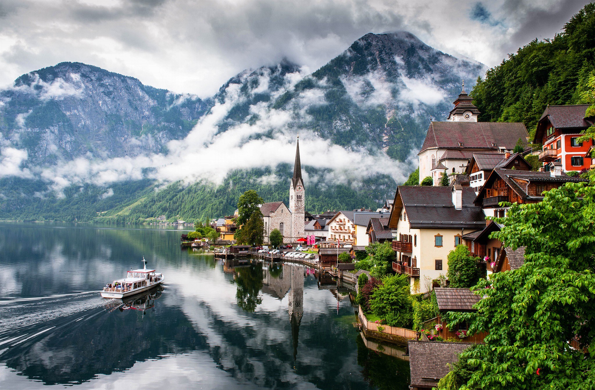 Hallstatt HD Wallpaper Hintergrund Id
