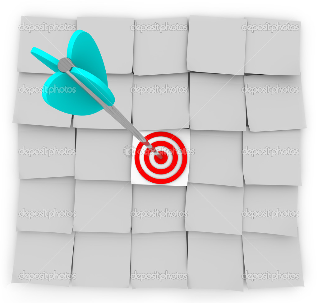 Targeted Sticky Notes Wallpaper S