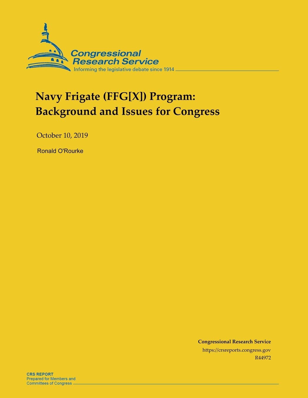Navy Frigate Ffg X Program Background And Issues For Congress