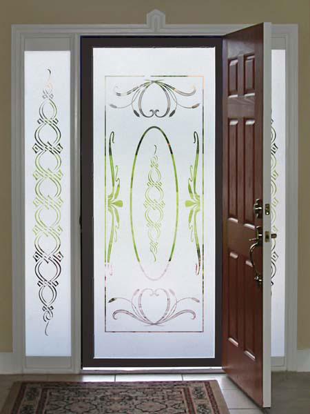 Glass Doors Decorate Storm Door Decorating Ideas