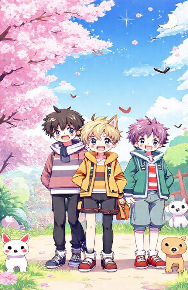 Cute Anime Boys Wallpaper