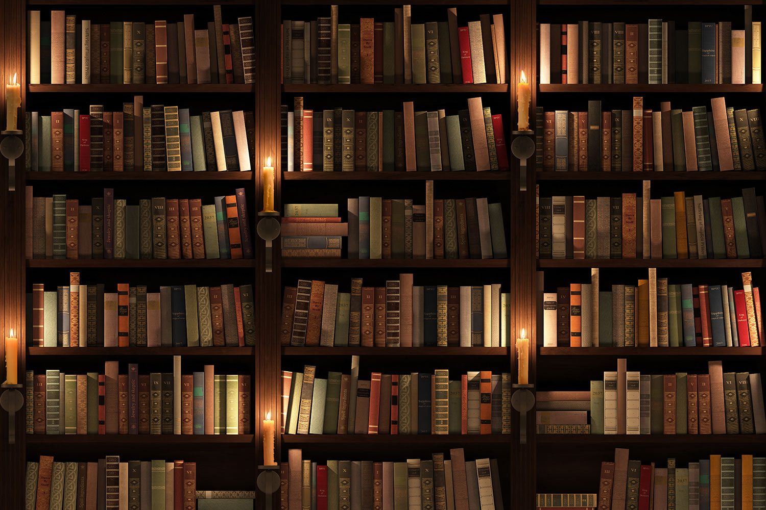 Old Library Wallpaper