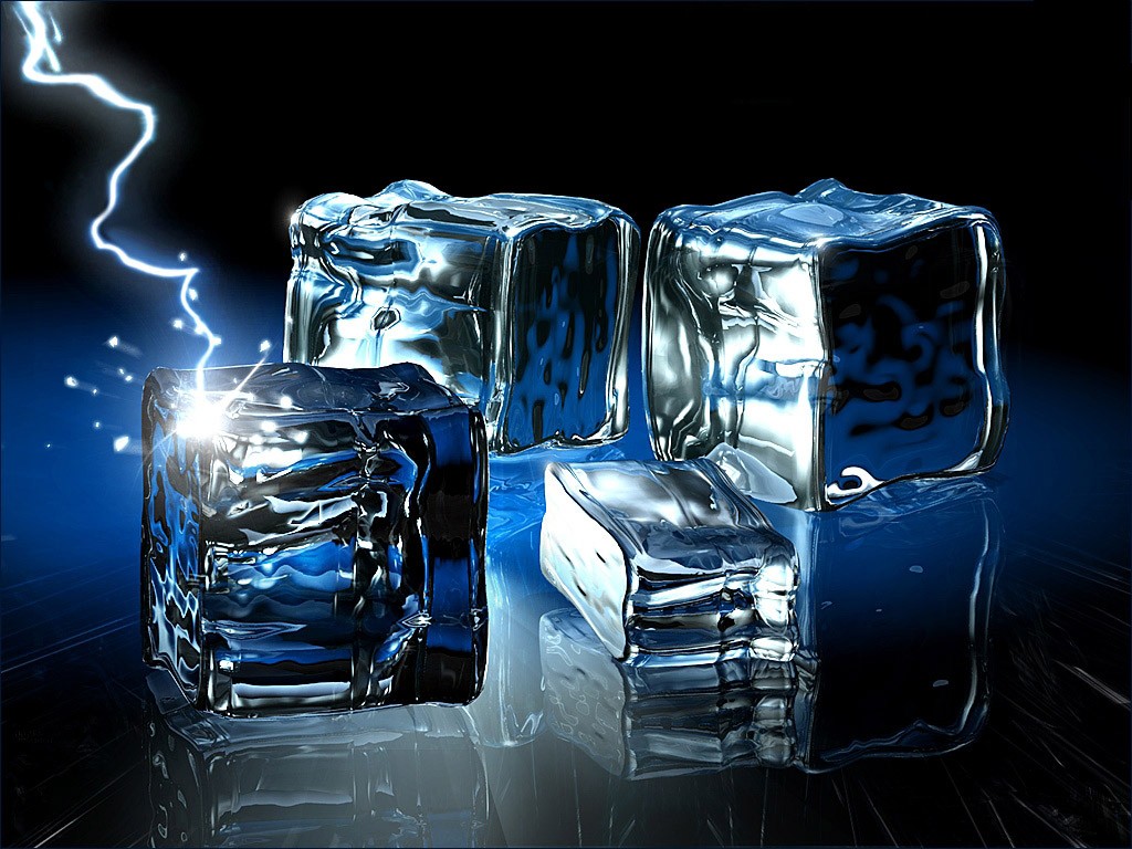  3D ice cube desktop wallpapers wallpapersd bloggertemplatecomjpg 1024x768