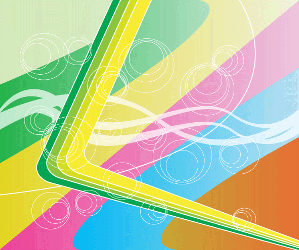 Colorful Pretty Designs Background Design Vector
