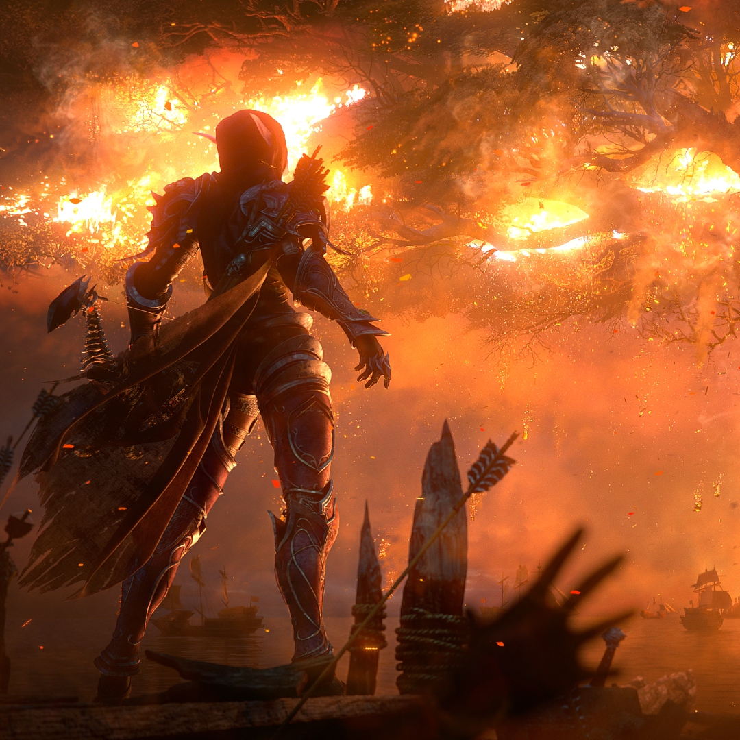 Sylvanas Burning Teldrassil World Of Warcraft Battle For Azeroth