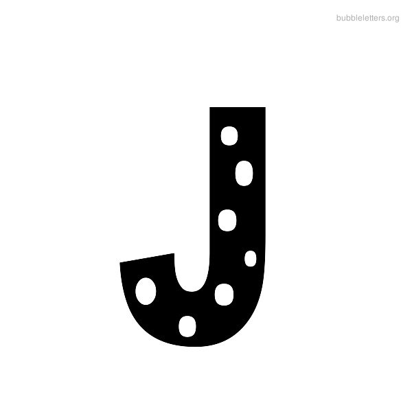 Cute Letter J Wallpaper Printable bubble letter j