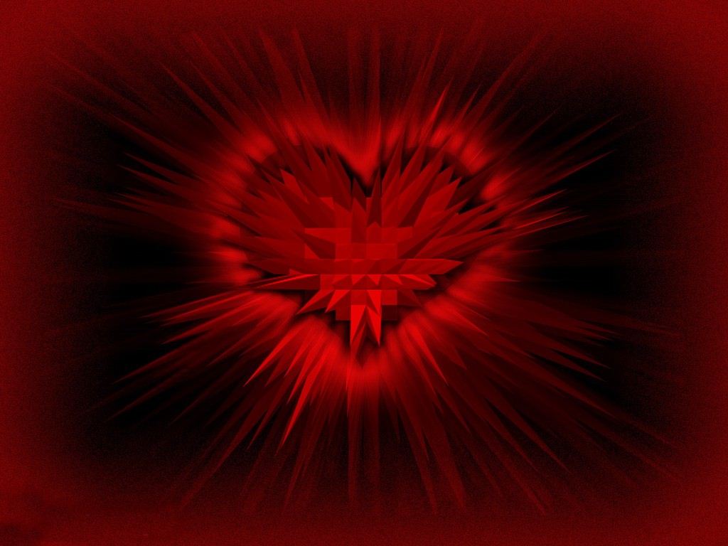 Red And Black Heart Wallpaper Image Pictures Becuo
