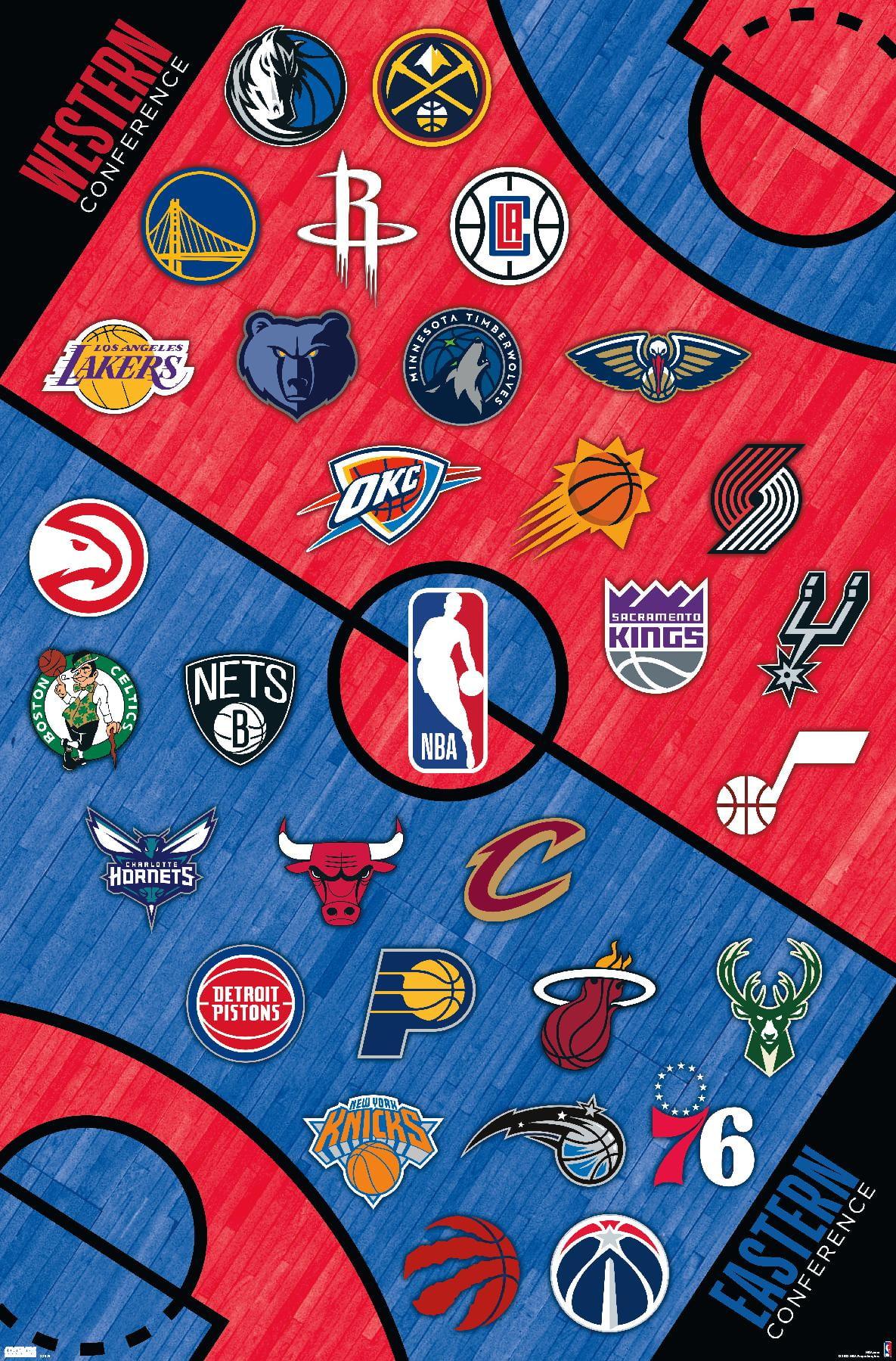  Download Nba League Logos Wall Poster X Walmart By catherineh41 