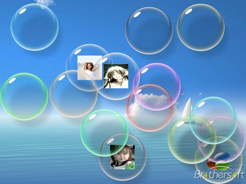 Flow Bubbles Screen Saver