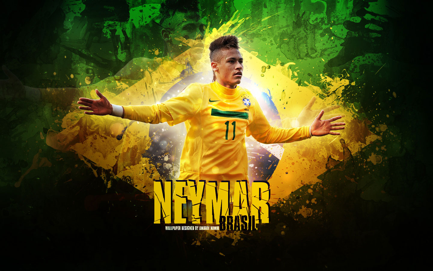 Màn hình của bạn sẽ ngắm được vẻ đẹp và niềm tự hào của Neymar thông qua những hình nền độc đáo. Trân trọng tài năng và đam mê của siêu sao bóng đá này với một chút sáng tạo từ Neymar wallpaper.