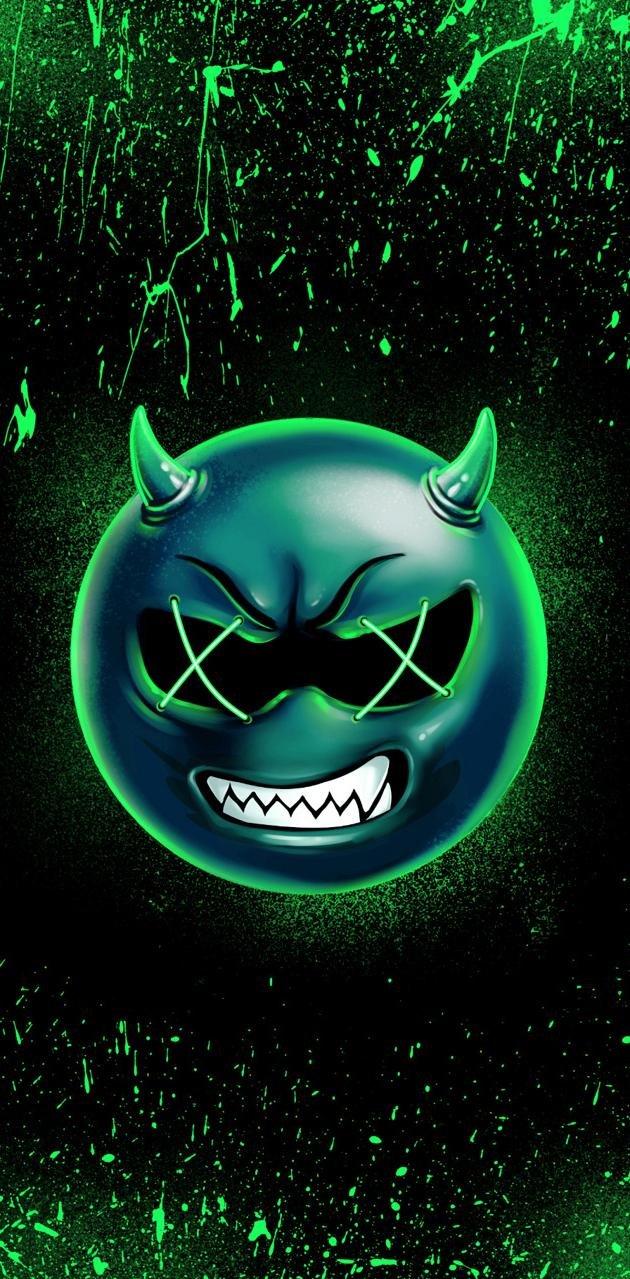 Green Emoji Wallpaper Mobcup