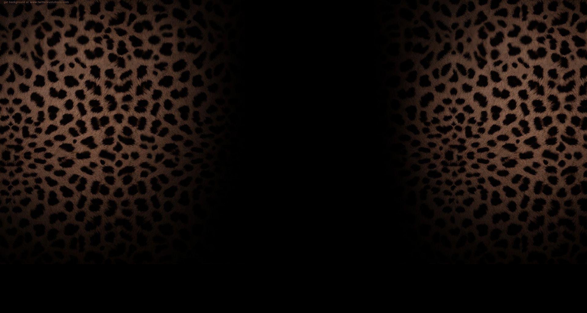 Black Cheetah Background