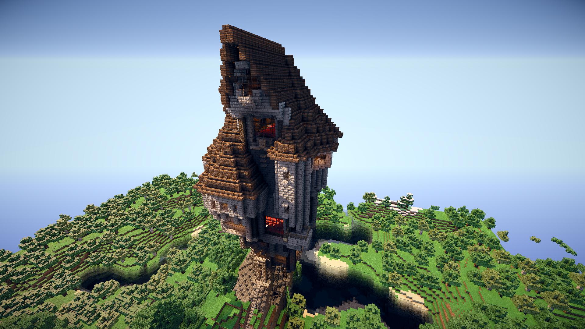 Crooked Minecraft House
