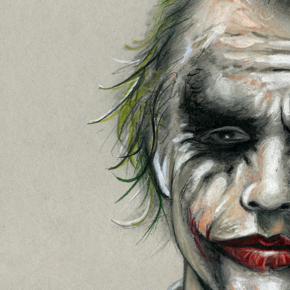 Top Joker Pencil Drawing Image Wallpaper