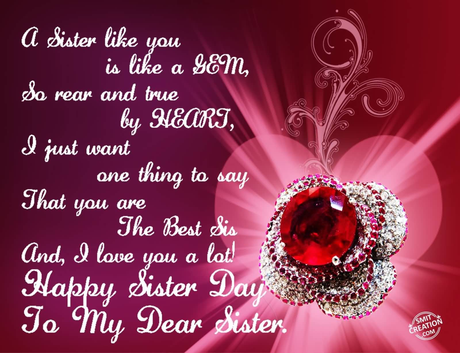 Best Happy Sister S Day Wish Pictures And Photos