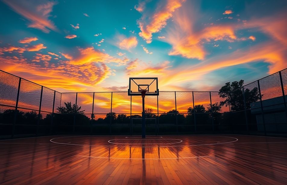 Basketball Court Wallpaper Hd