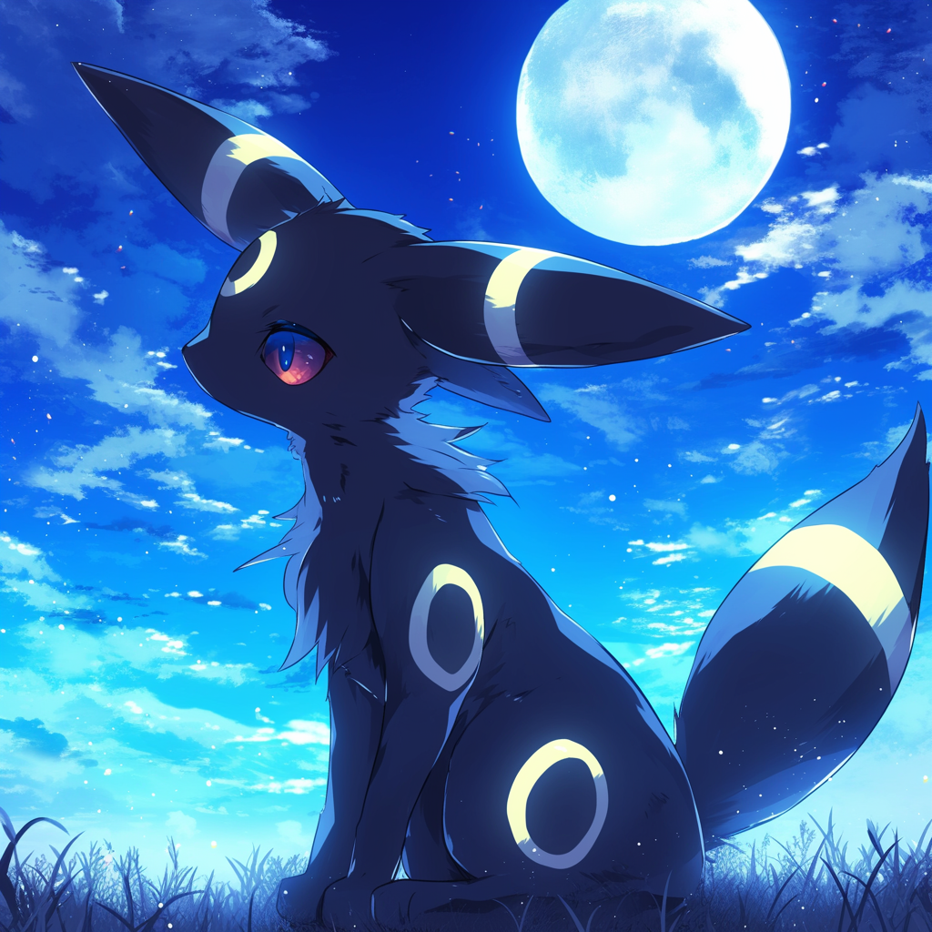 Mystical Umbreon Anime Avatar By Patrika Wallpaper