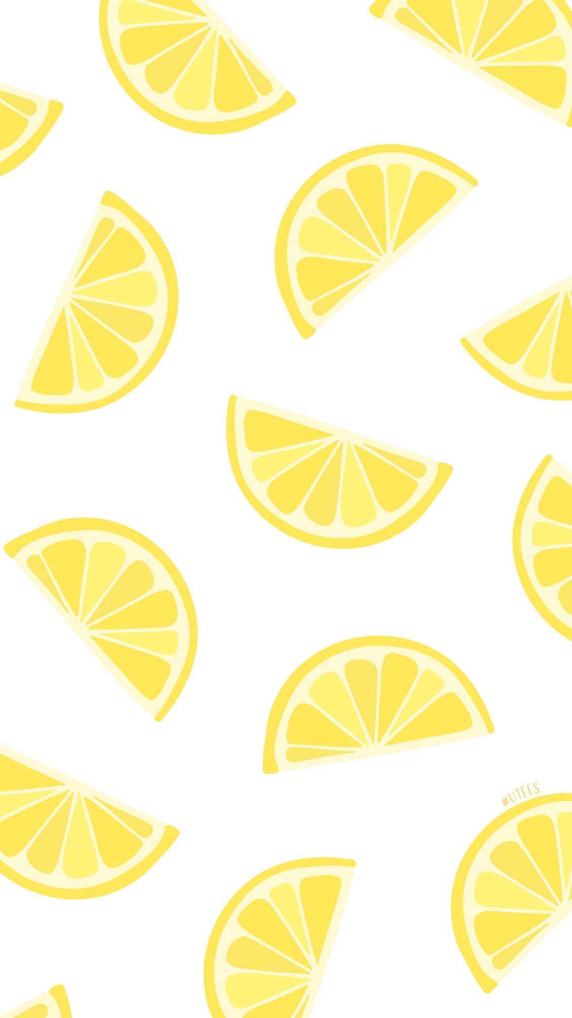 Lemon Love iPhone Background I Summer Phone Screensavers Cute
