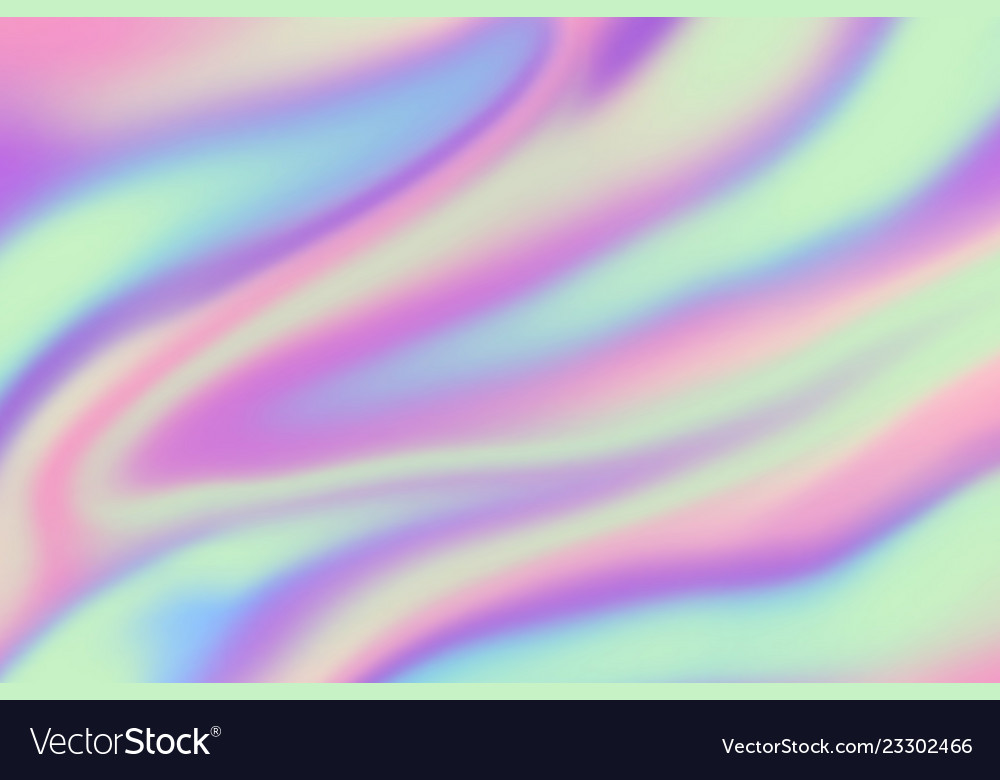 Holographic Background Iridescent Hologram Vector Image