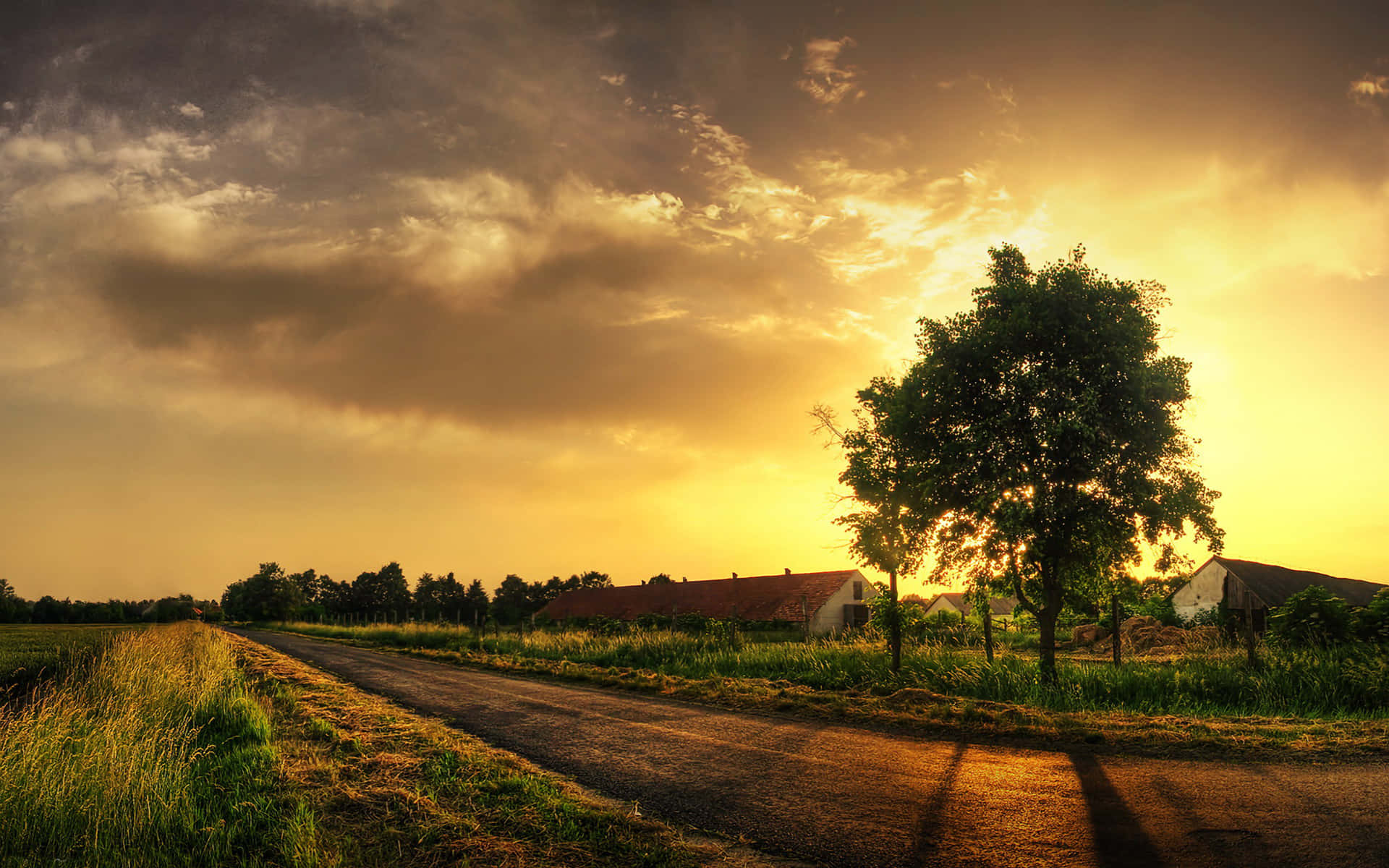 Farmhouse Desktop Wallpaper