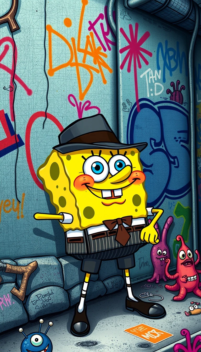 Gangster Spongebob Wallpaper