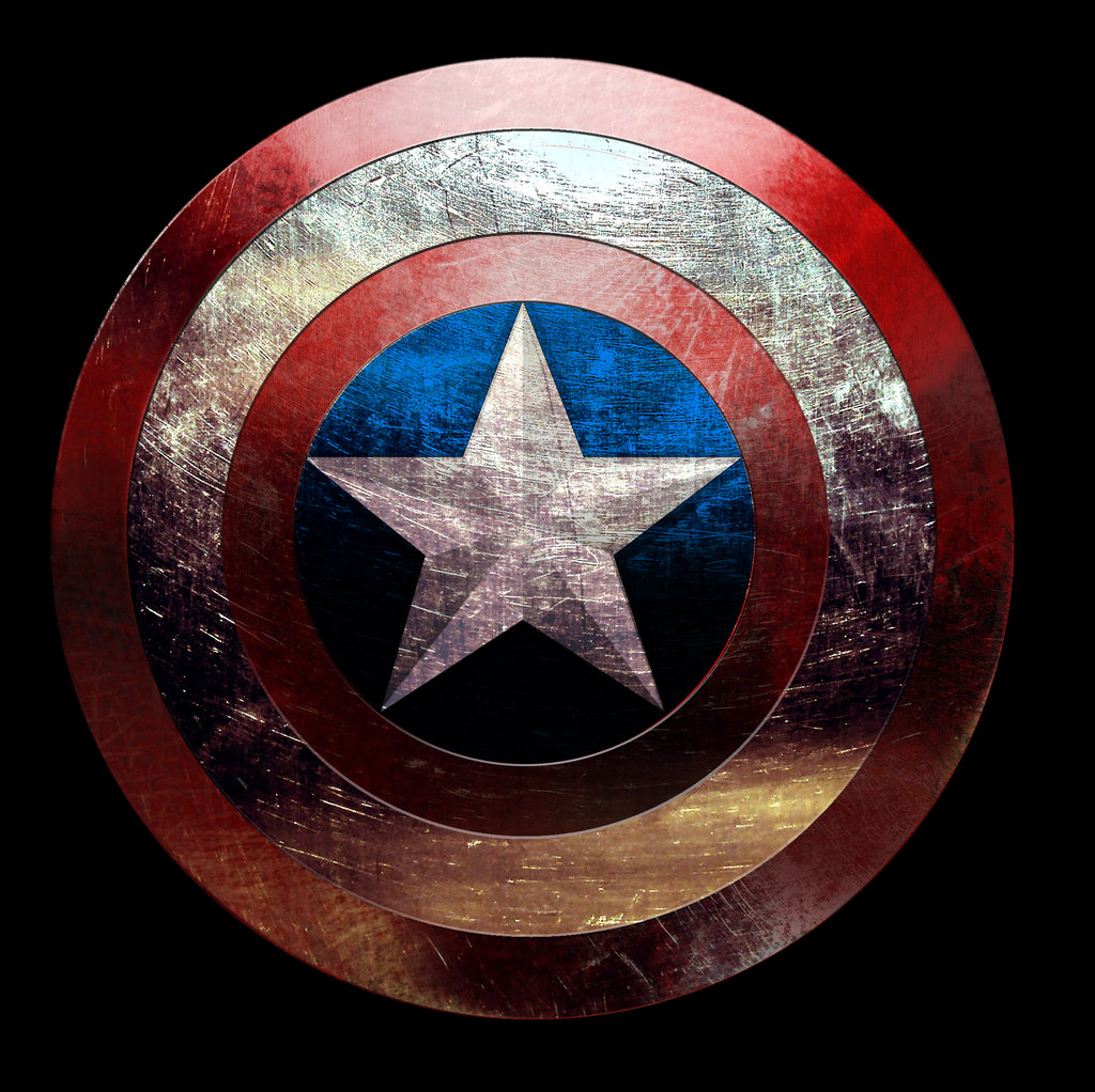 Captain America Shield Hd Desktop Wallpaper Attachment