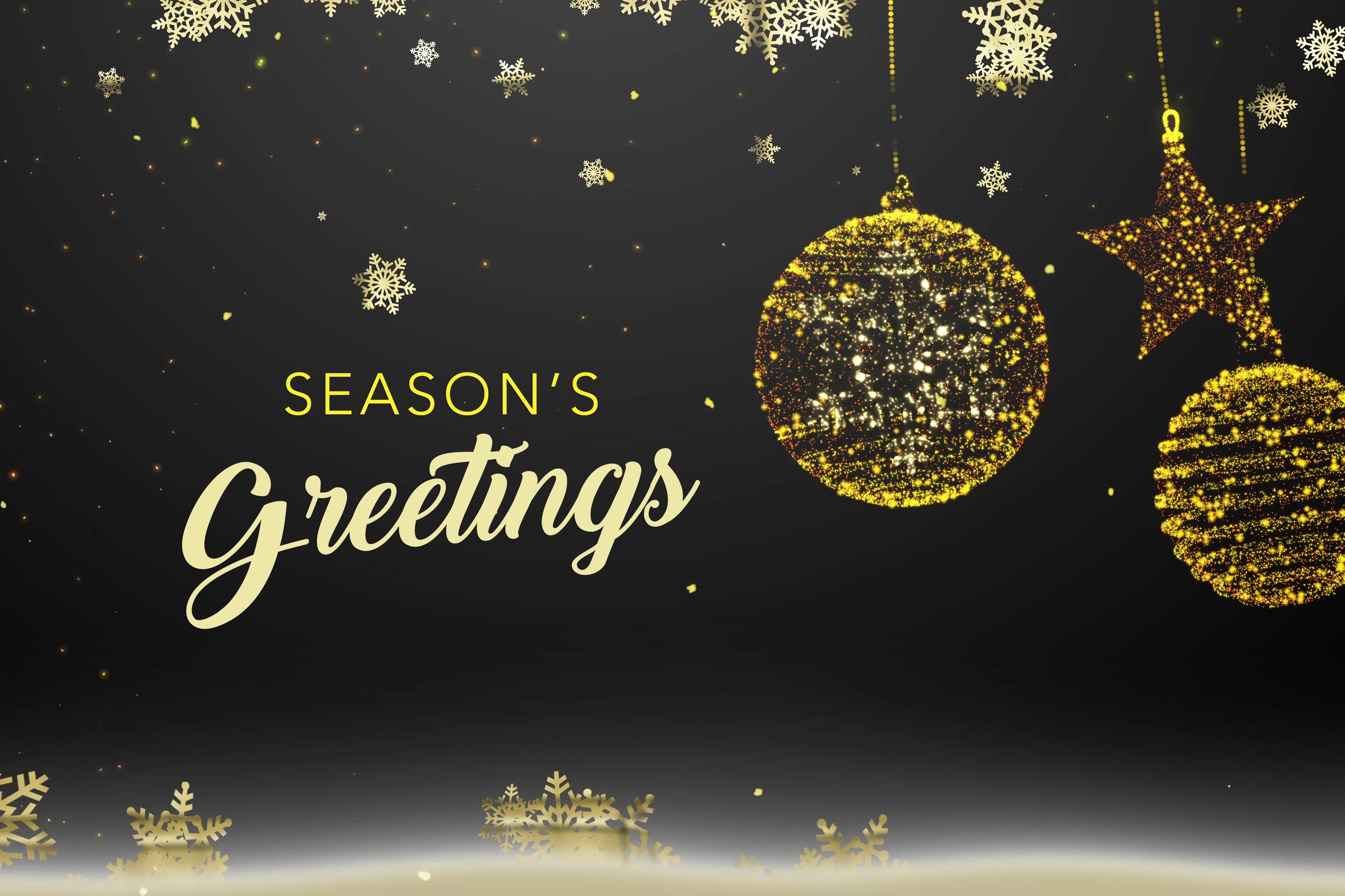 Seasons Greetings Cards Stock Image HD