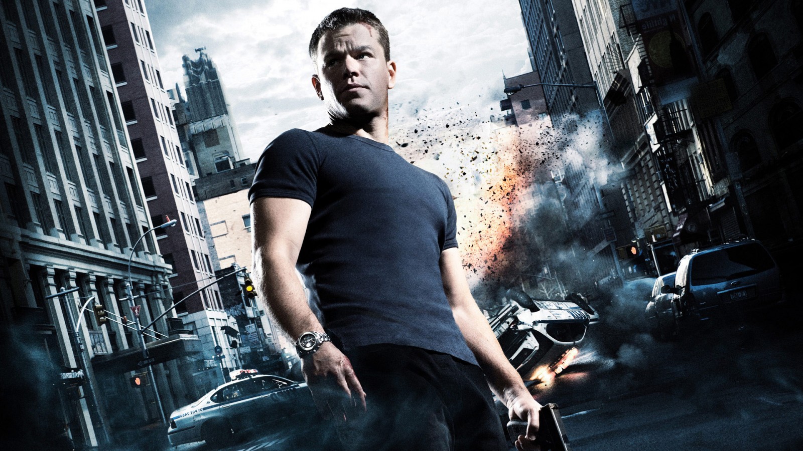 Matt Damon As Jason Bourne Movie Wallpaper