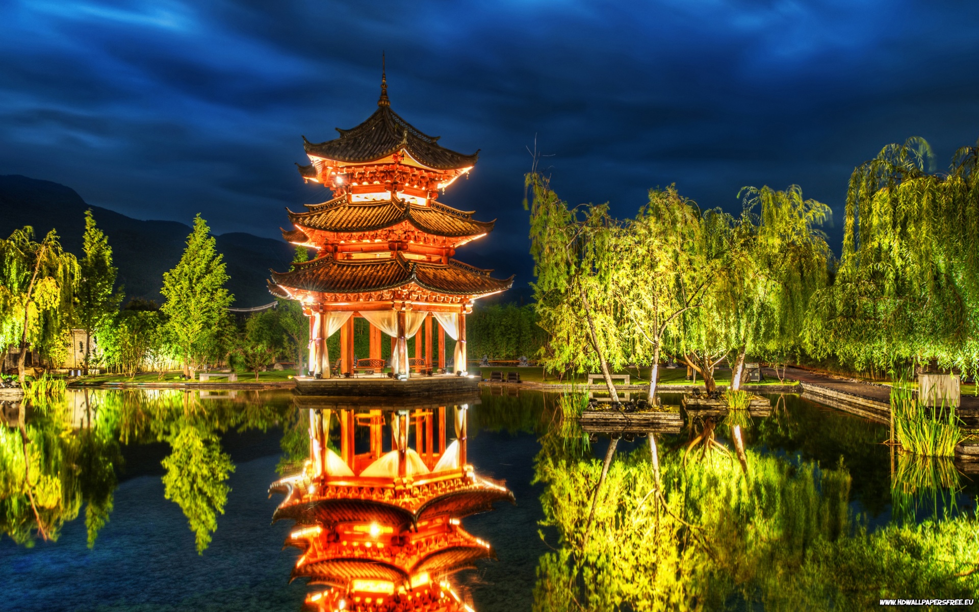 Download Free Chinese Pagoda wallpaperdesktopiPad background in Free