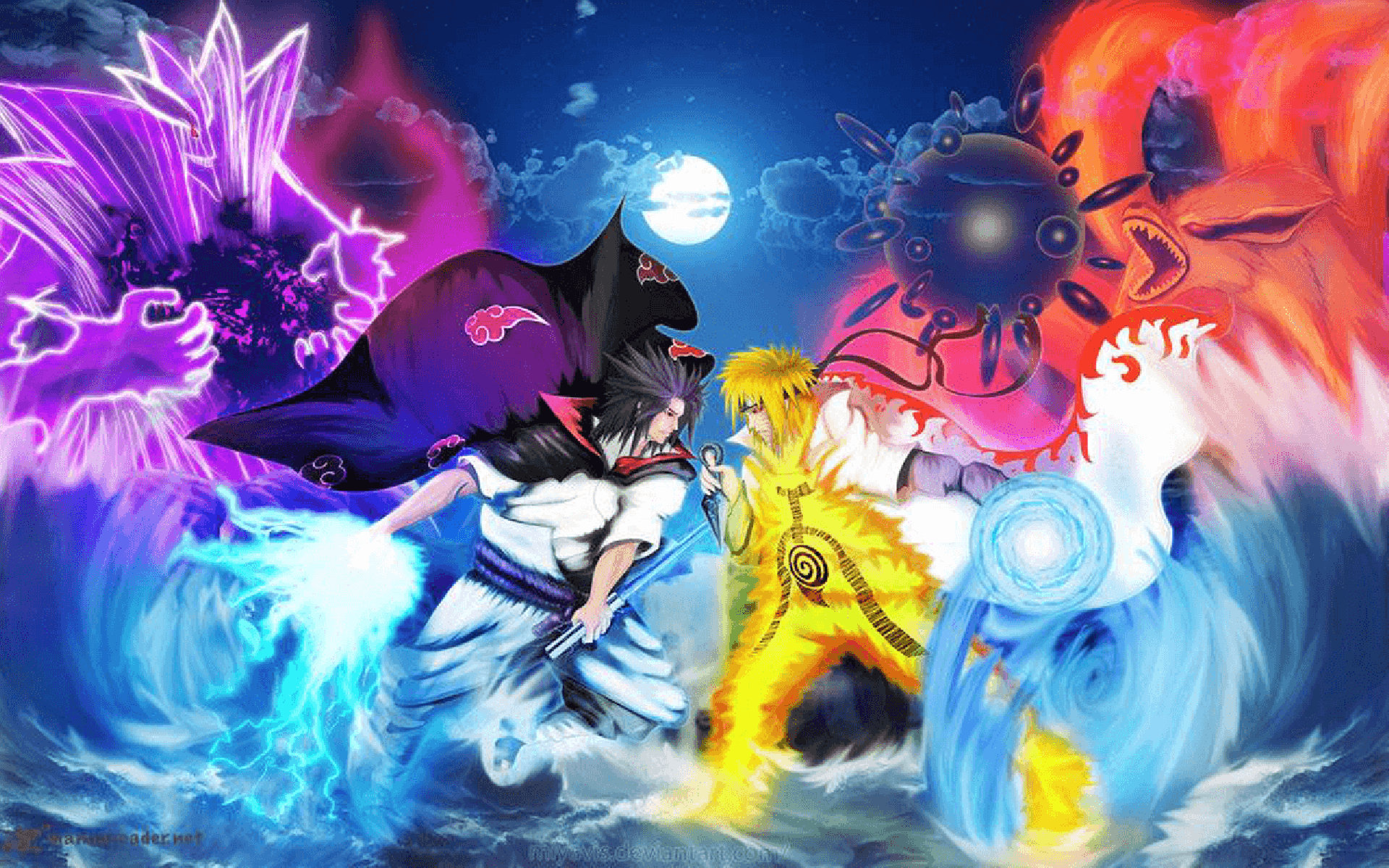 Sasuke Cool Desktop Wallpaper