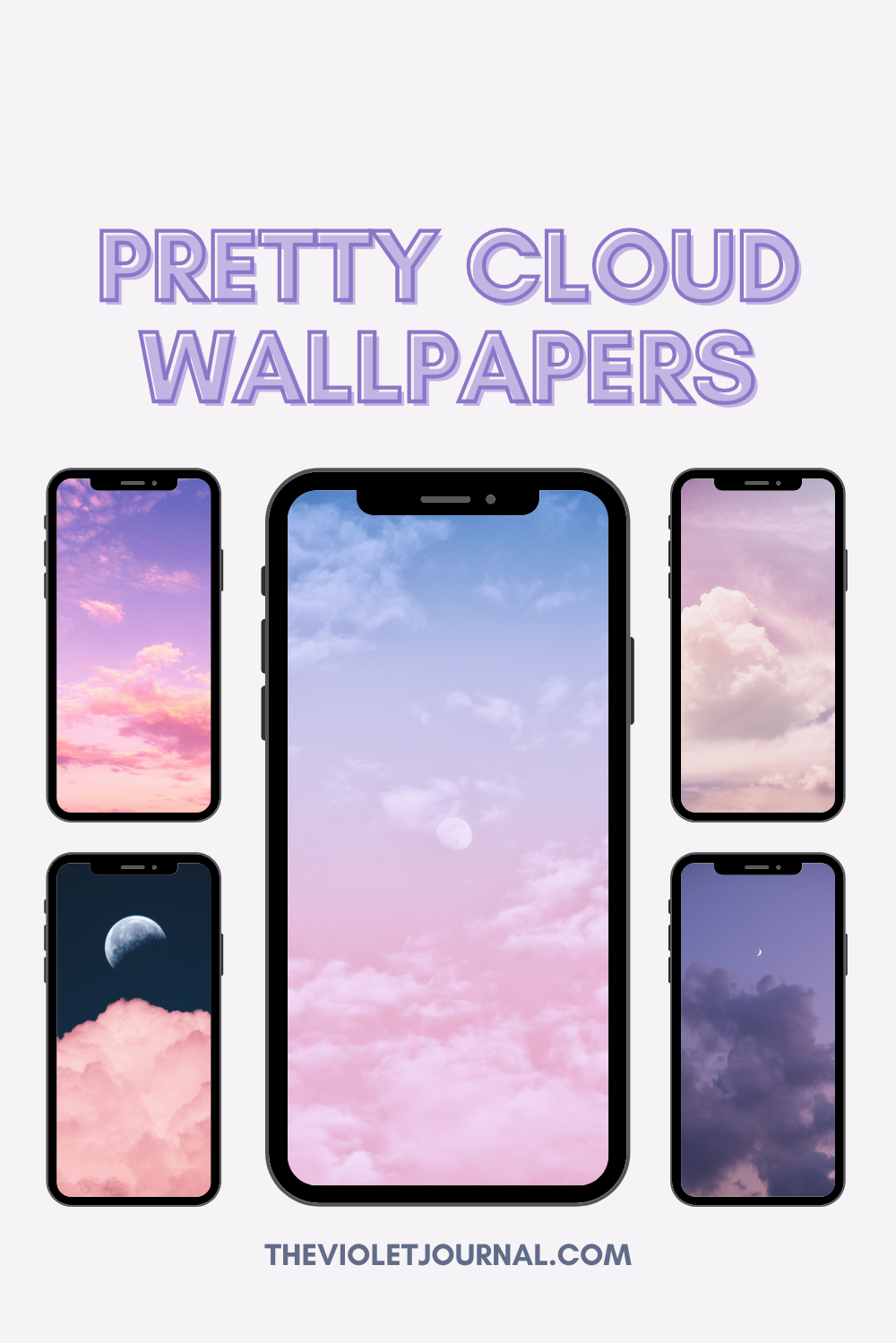 Aesthetic Cloud Wallpaper For Your Phone The Violet Journal