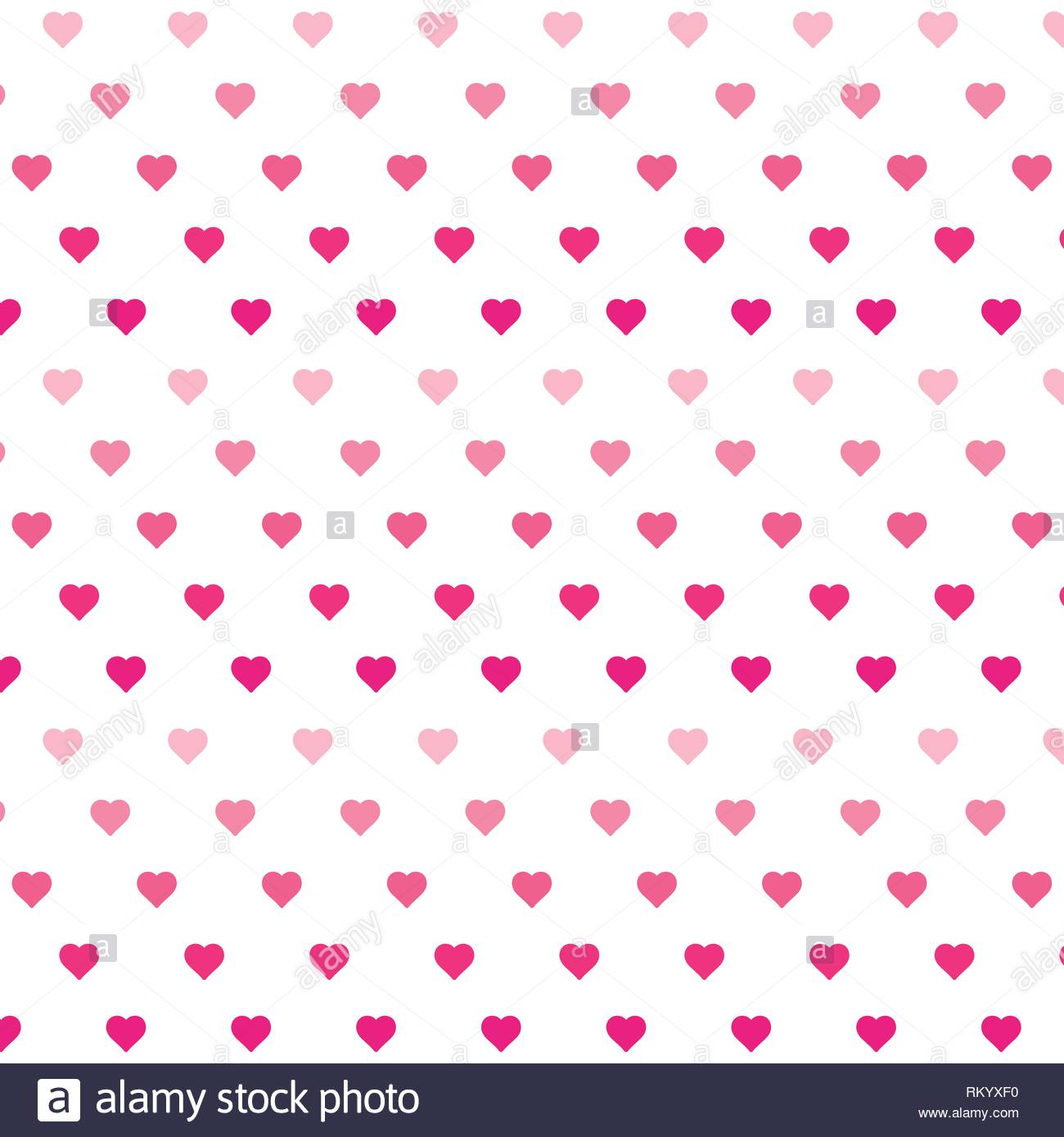 Heart Background Vector Pattern St Valentine S Day Or Mother