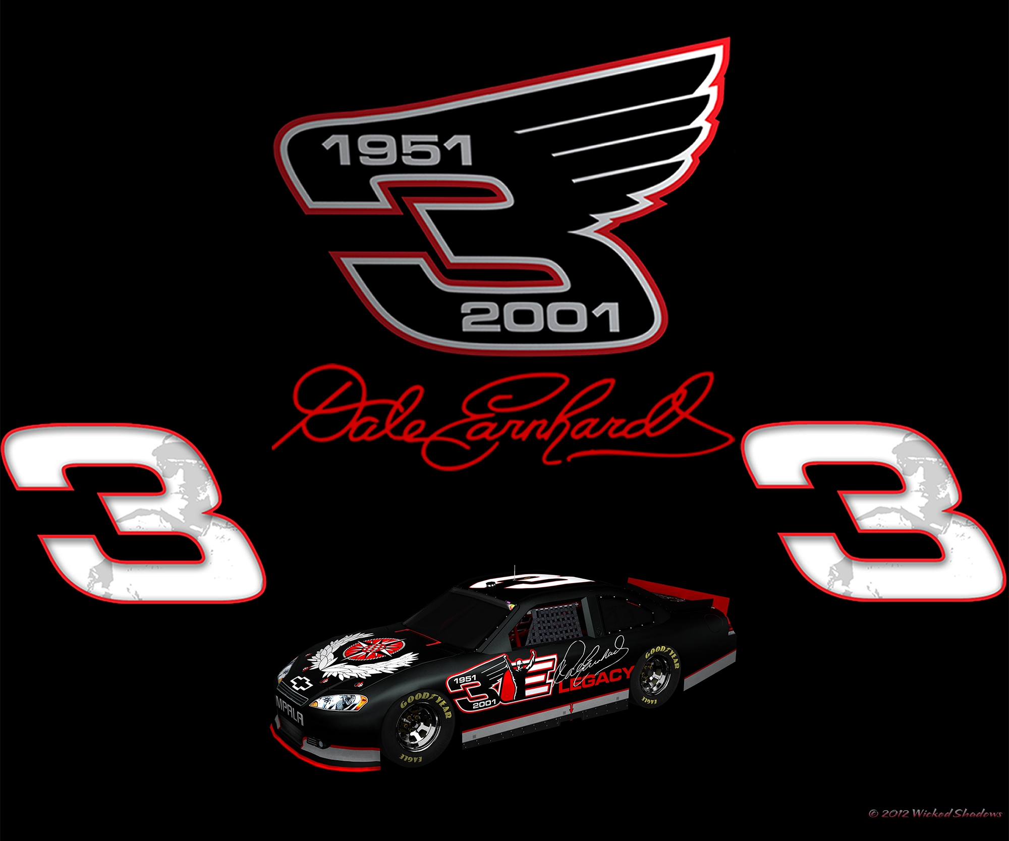 Dale Earnhardt Sr Blackout Tribute Wallpaper Is Another One Of My Full