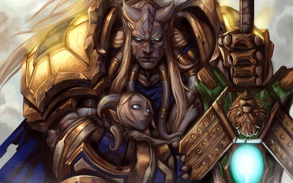 Warcraft Draenei World Of Paladin Wallpaper