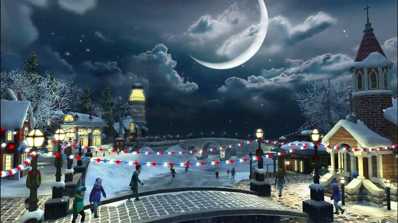 Snow Village 3d Screensaver Christmas Landscape