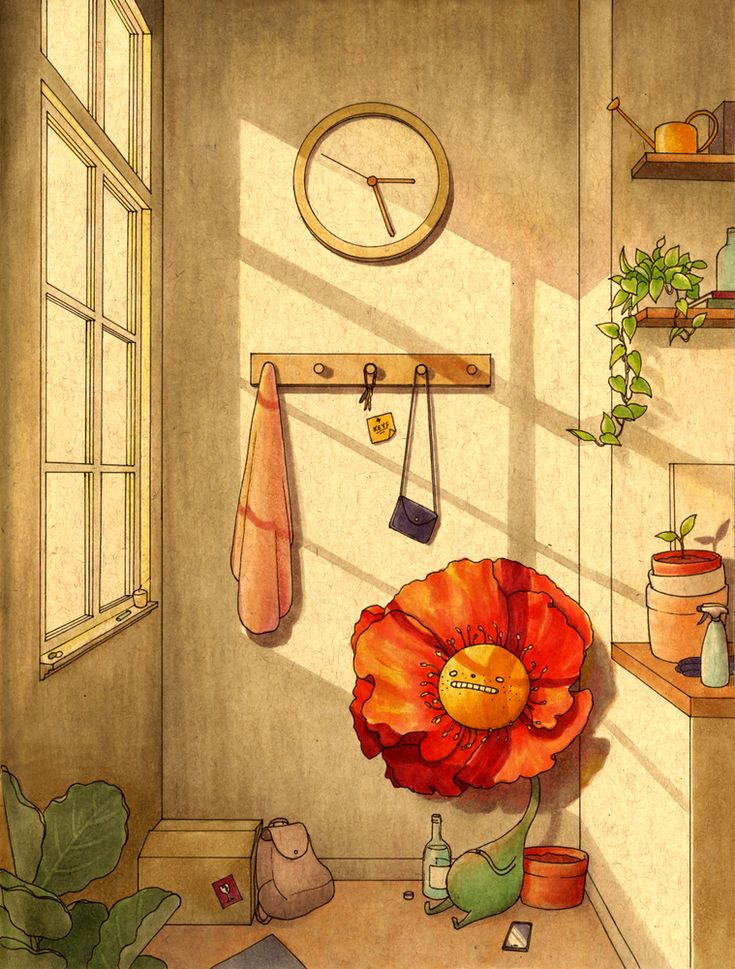 Afternoon Sun Mini Art Print By Felicia Chiao Without Stand