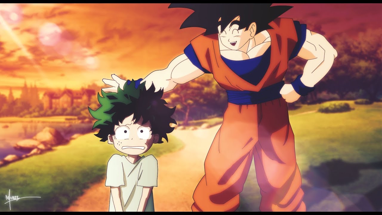 Goku and Kid Deku [Speedpaint]