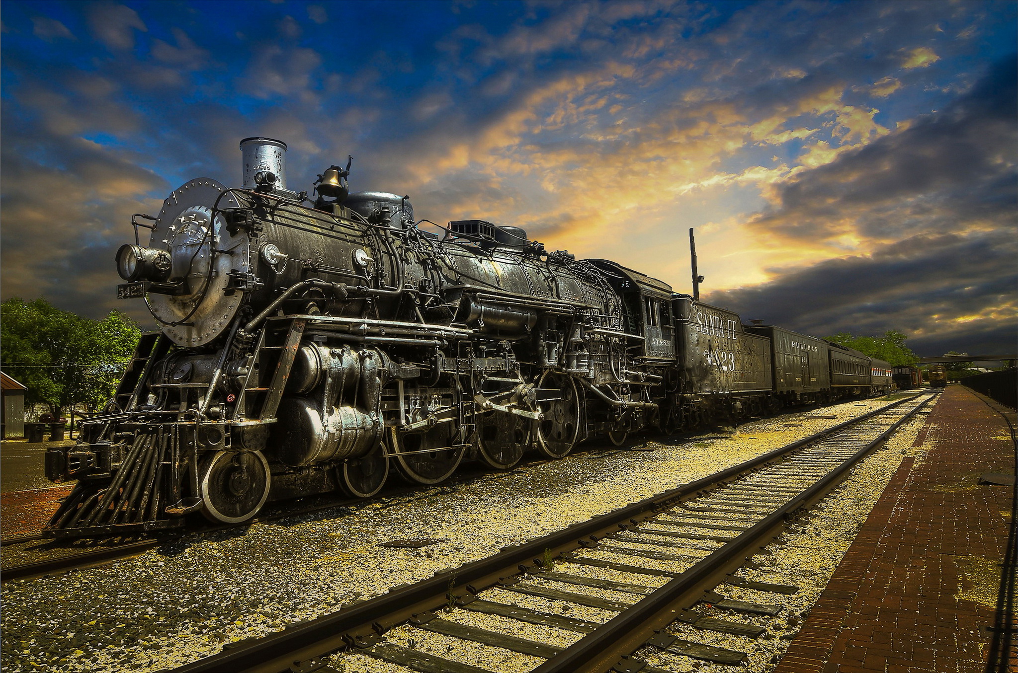 Train And Railway Wallpaper Android Screen