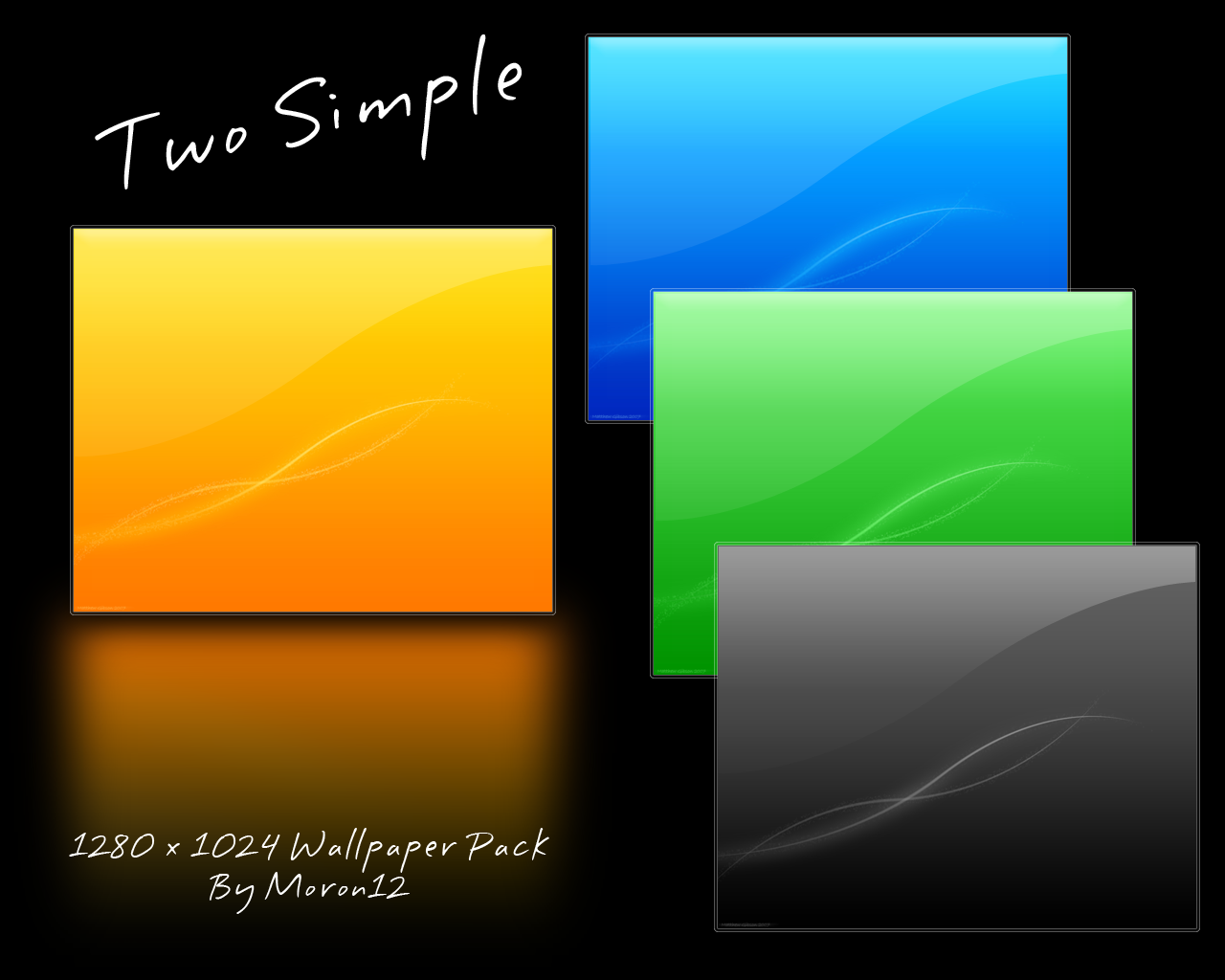 Two Simple Wallpaper Pack By Moron12