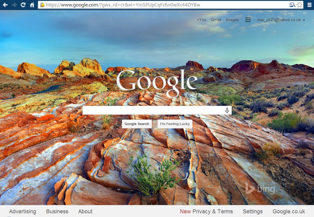 How To Use Bing Background Image On Google Tip