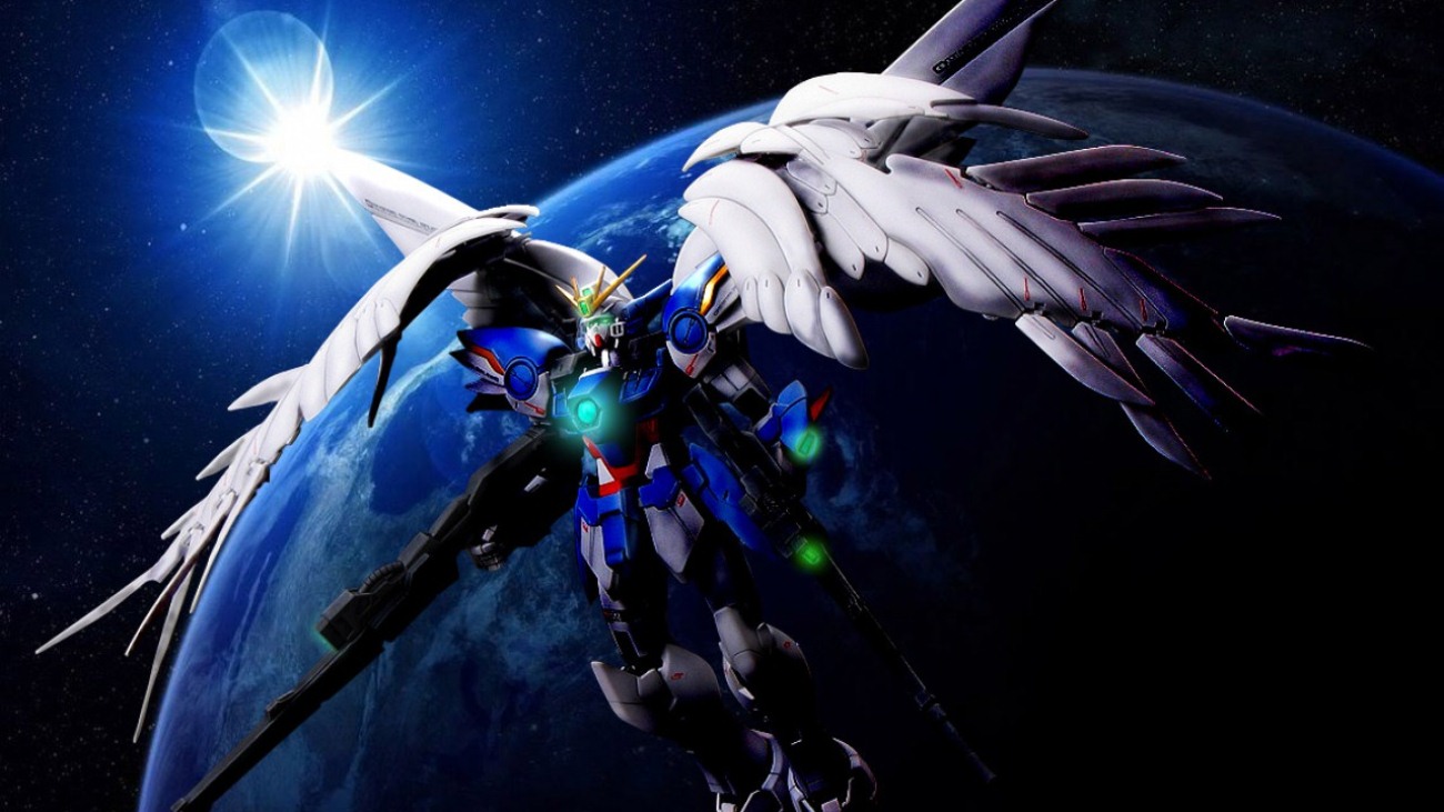 Gundam Wing Wallpaper Hd Black Background Jpg