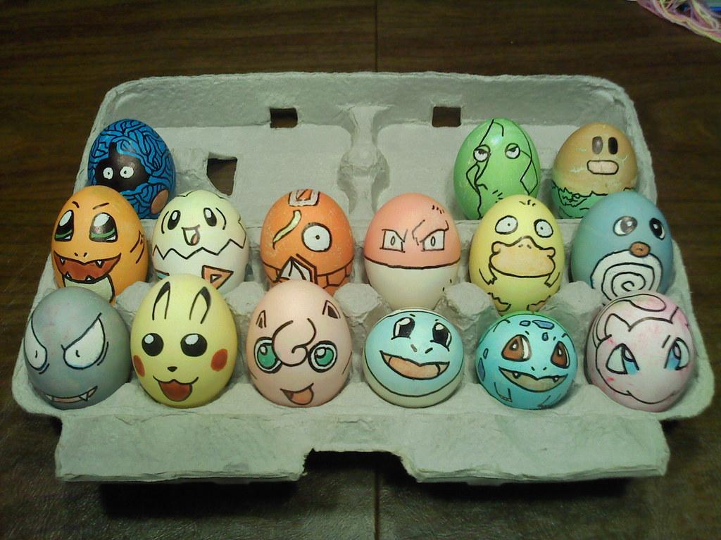 Pokmon Easter Eggs 2011 A twist on traditional Easter egg Flickr