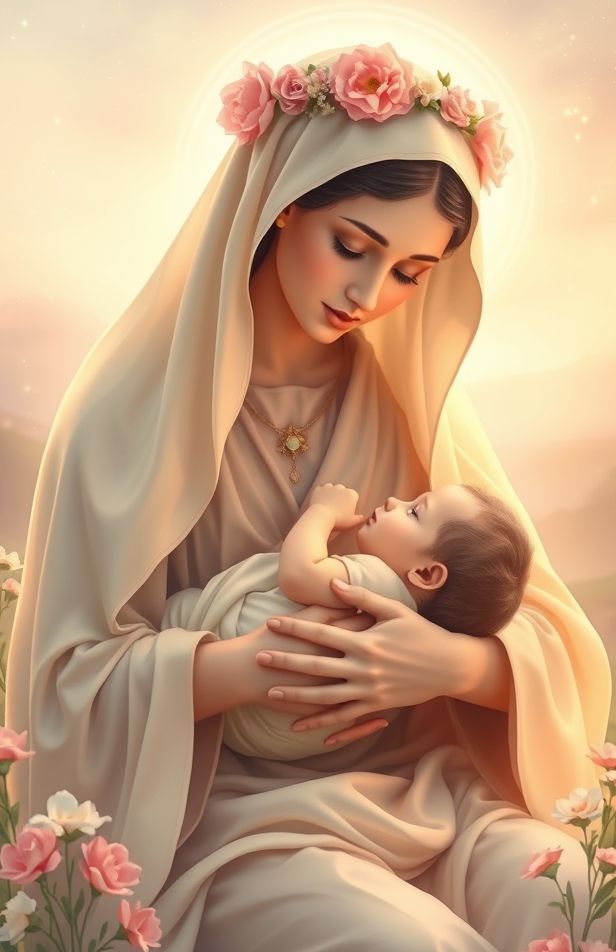 Jesus Christ Mother Mary Wallpaper