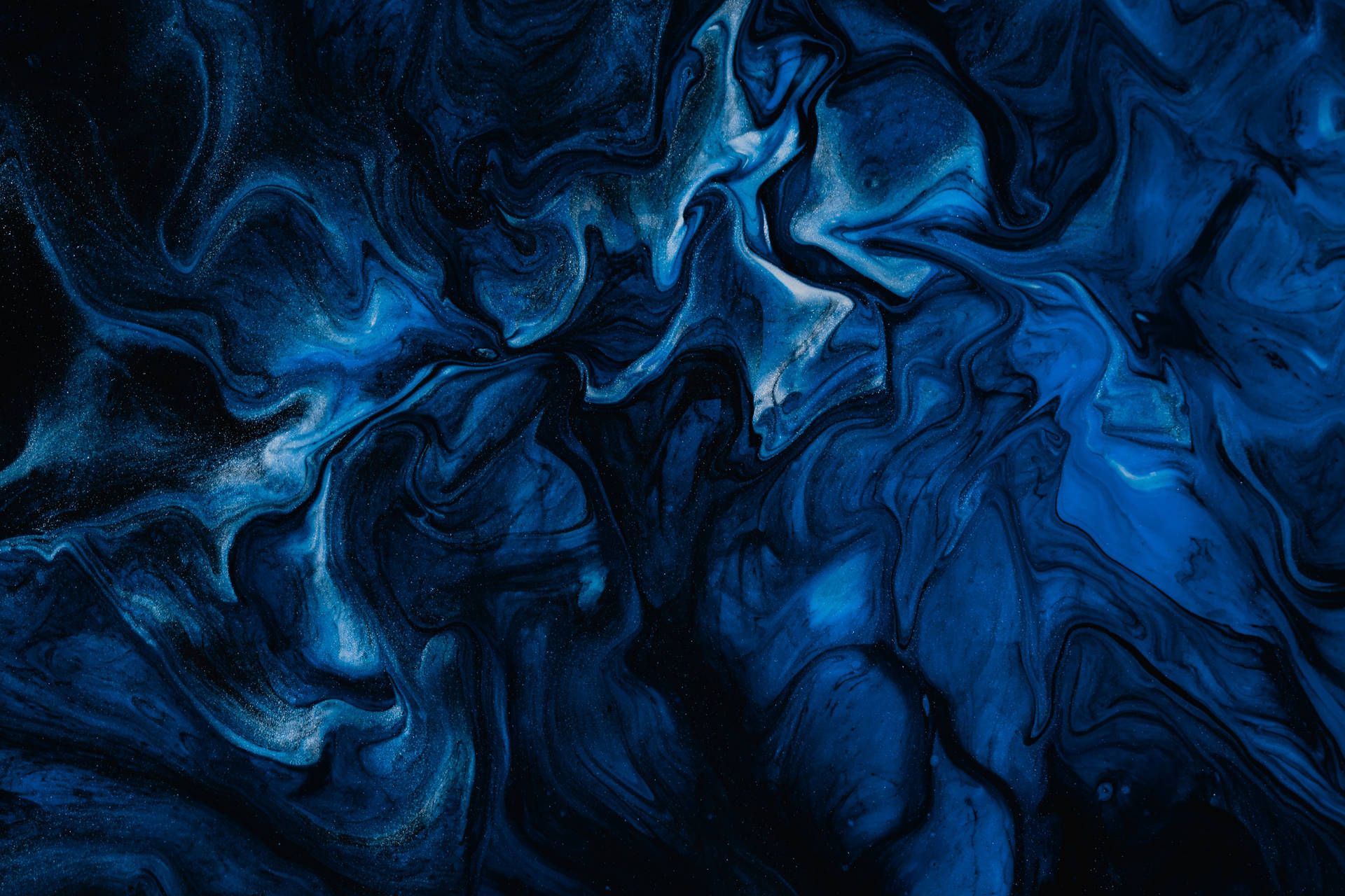 Aesthetic Dark Blue Wallpaper