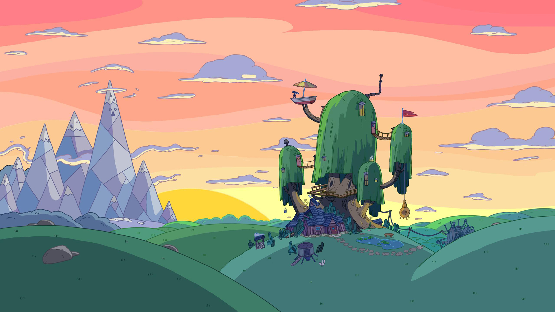 Adventure Time Wallpaper Tree Fort [1920x1080] adventuretime 1920x1080