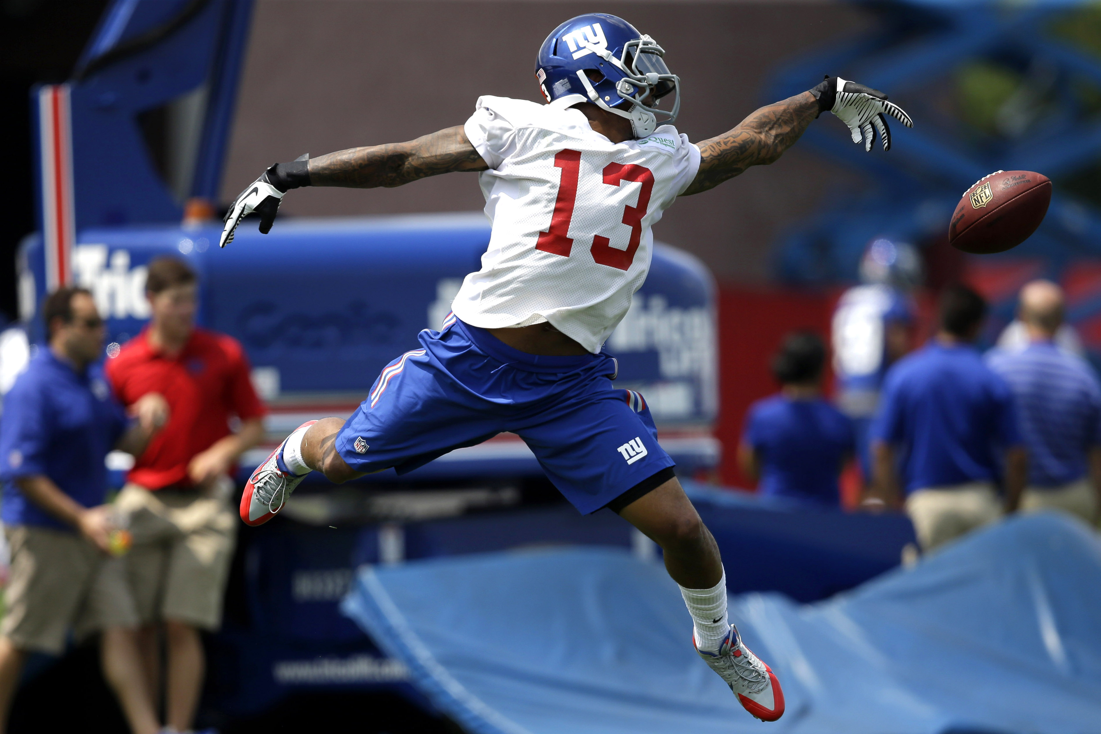 With Victor Cruz Gone Rookie Wr Odell Beckham Jr Fully Displayed His