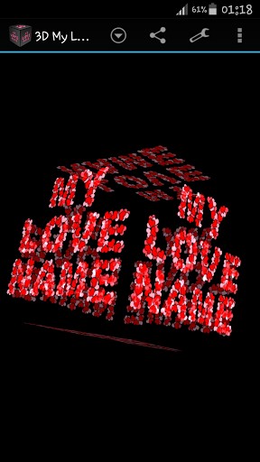 3d My Love Name Live Wallpaper For Android Appszoom