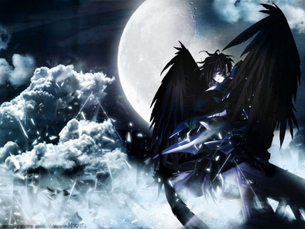 creepy anime dark angel