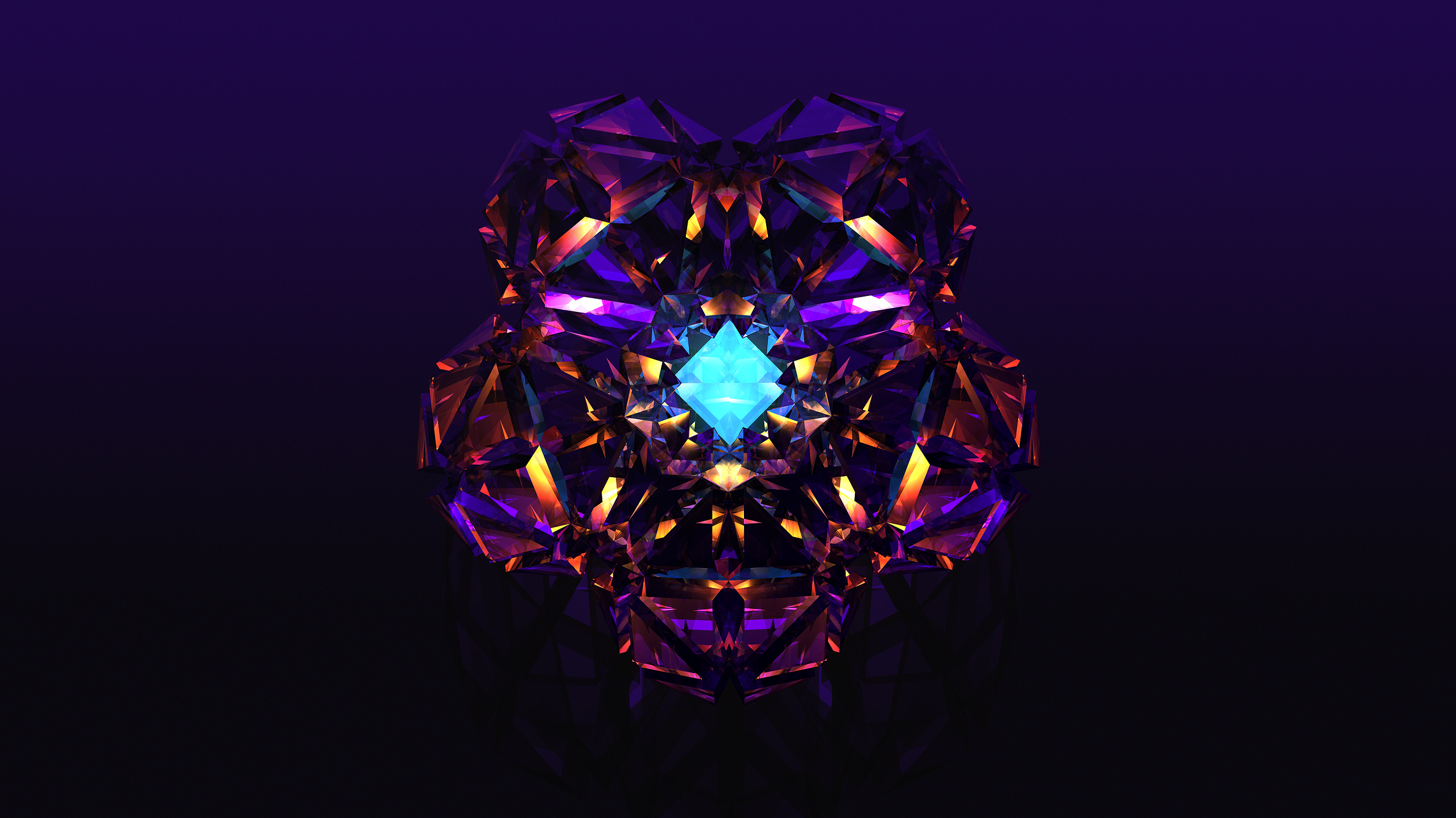 Purple Diamond Wallpaper HD Desktop Background